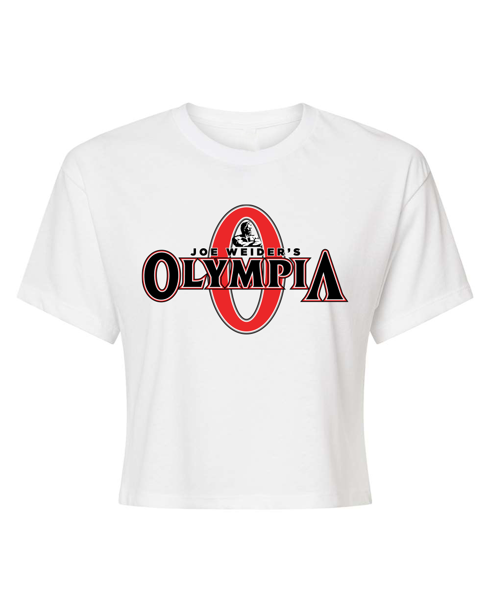 Olympia White Crop Top