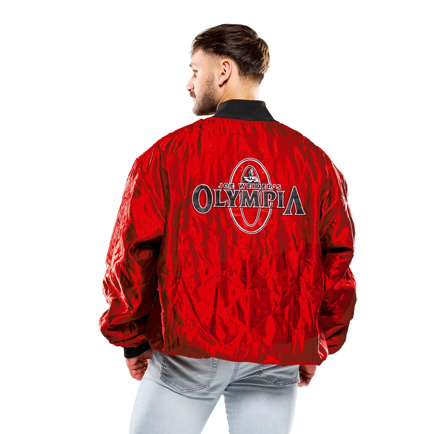 Olympia Bomber Jacket Red