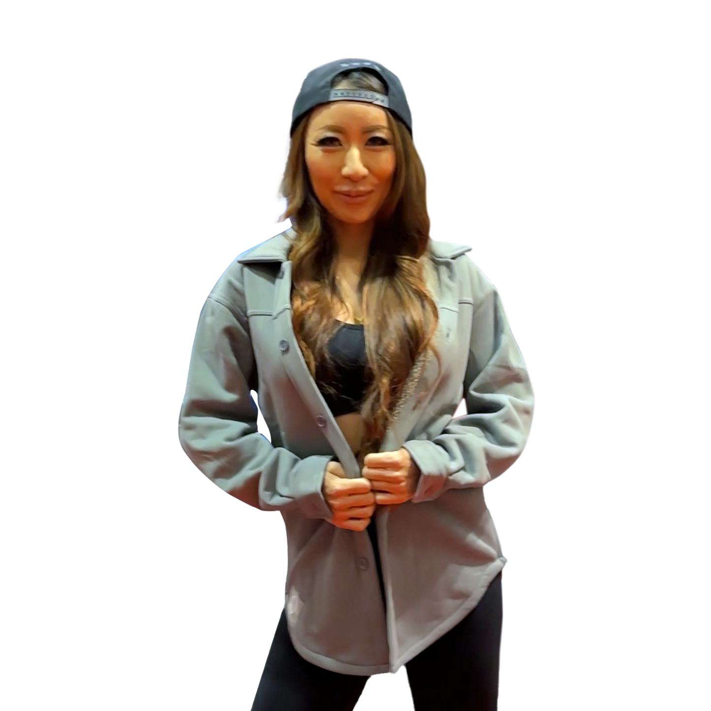 Olympia OS Button Up - Grey