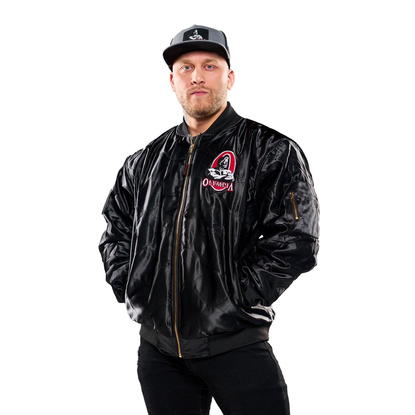 Olympia Bomber Jacket Black
