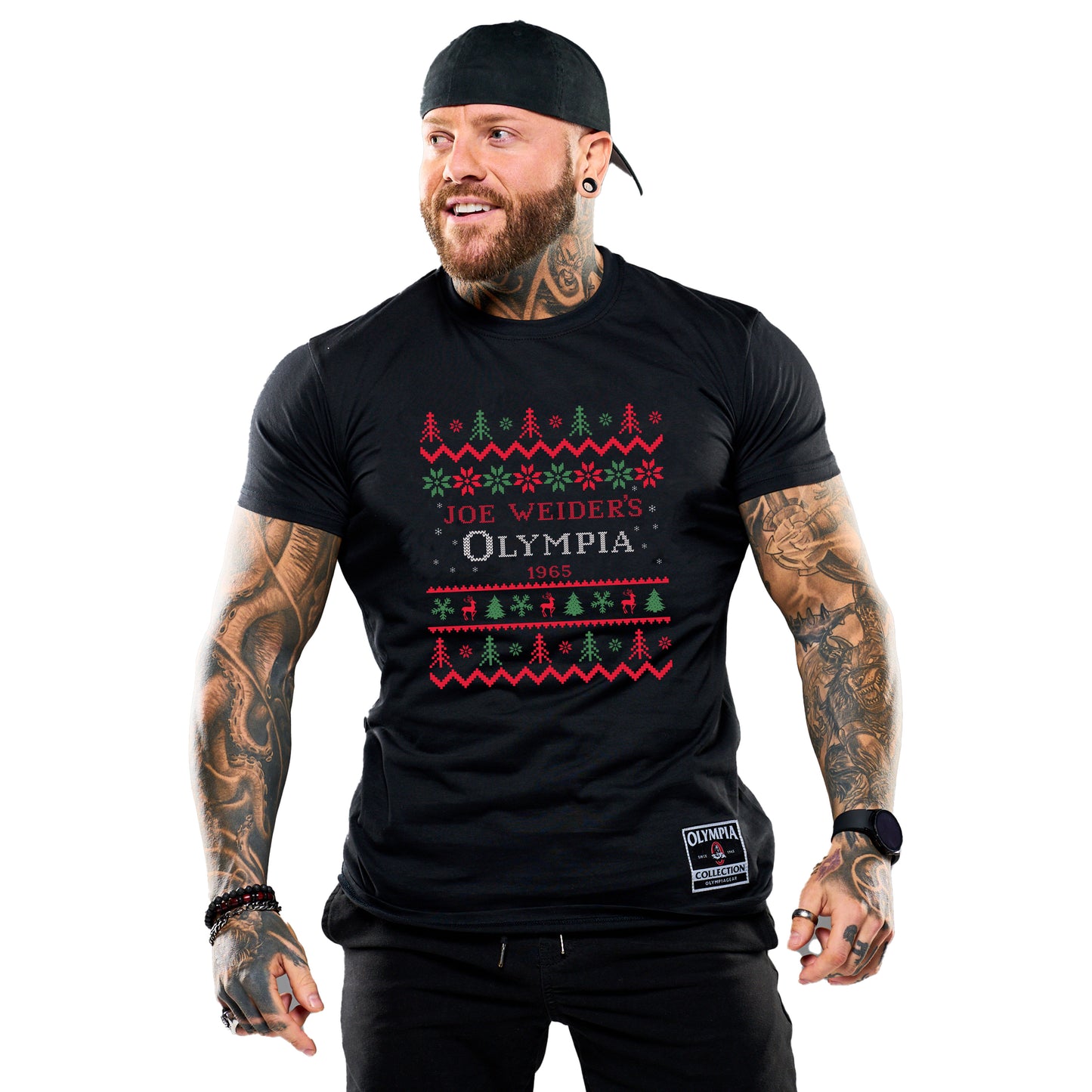 Olympia Holiday Black T-Shirt