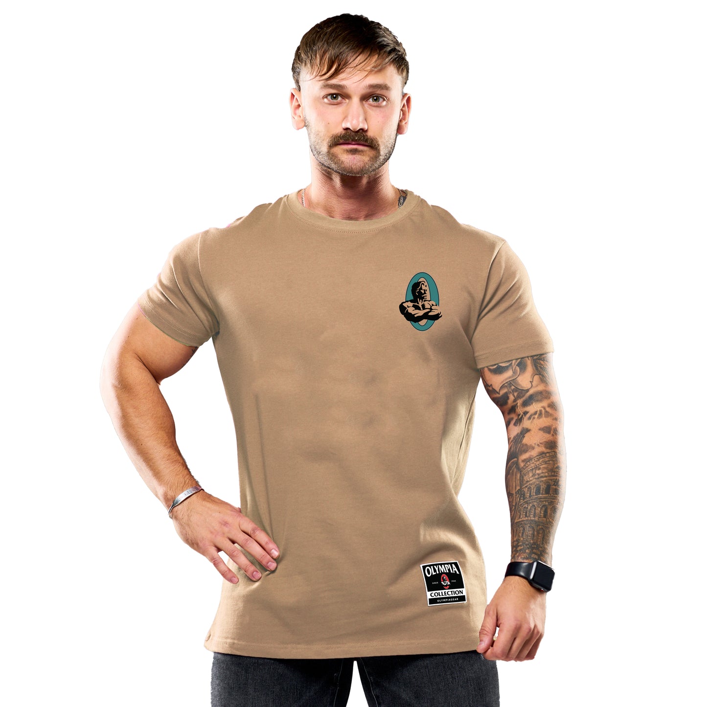 Olympia Tan T-Shirt with Loyalty Logo
