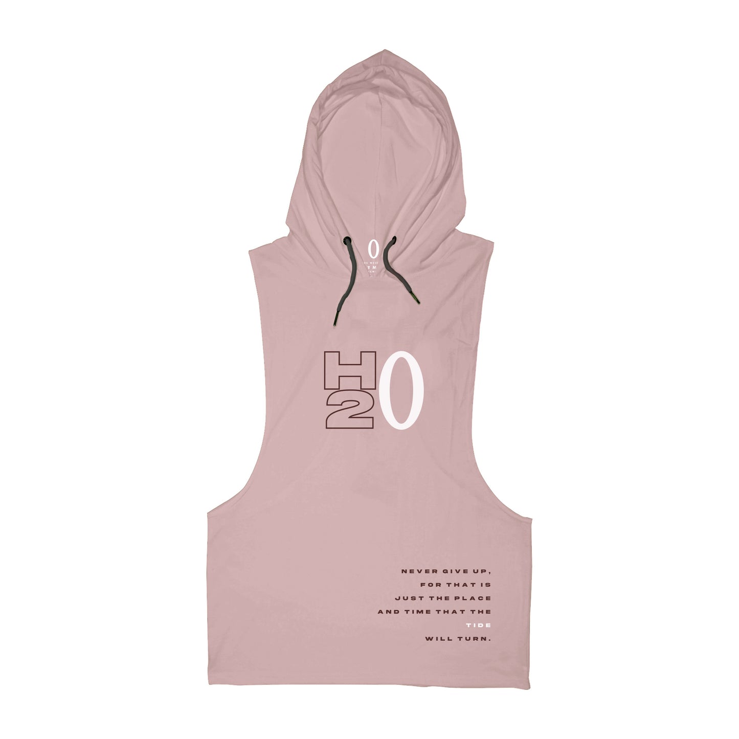 Olympia "H20" Light Pink Y- Back Hoodie