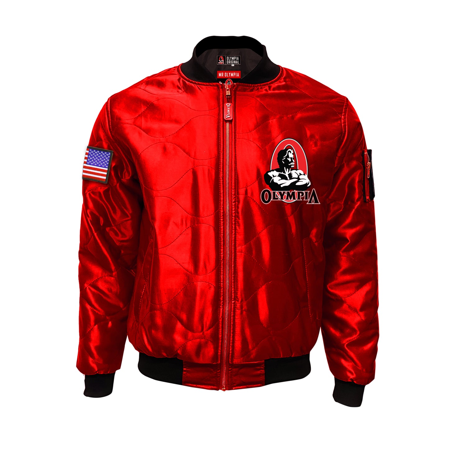 Olympia Bomber Jacket Red