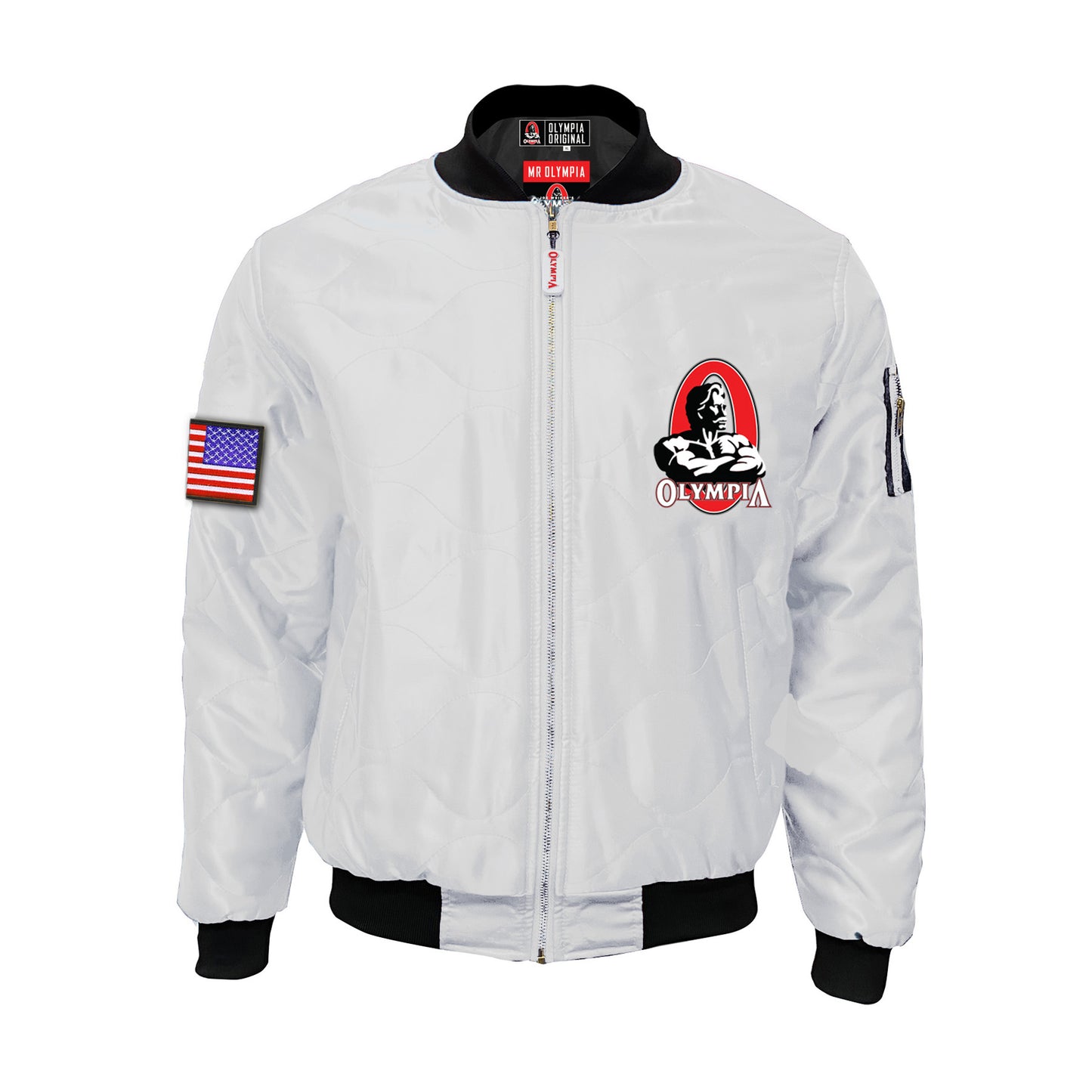 Olympia Bomber Jacket White