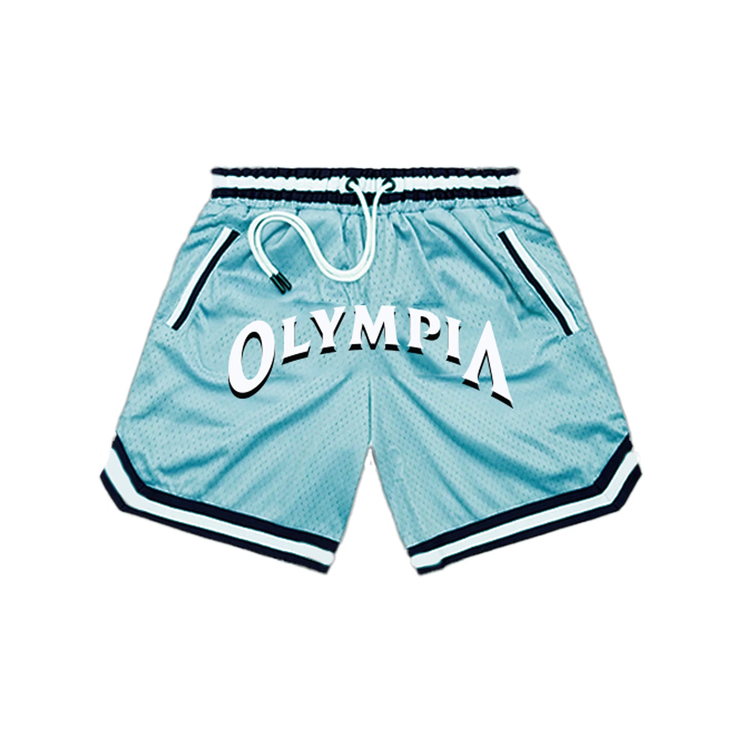Olympia Basketball Shorts Baby Blue