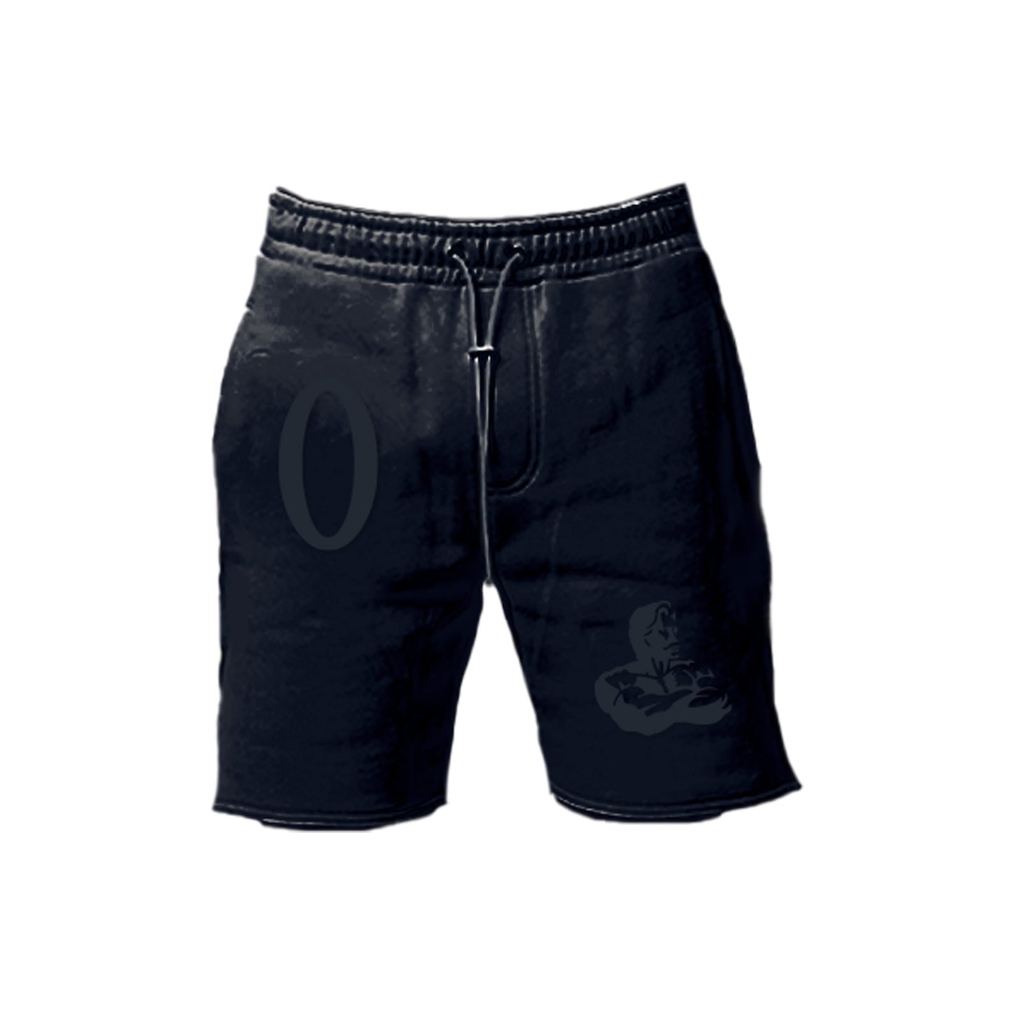 Olympia Embossed Shorts Navy Blue