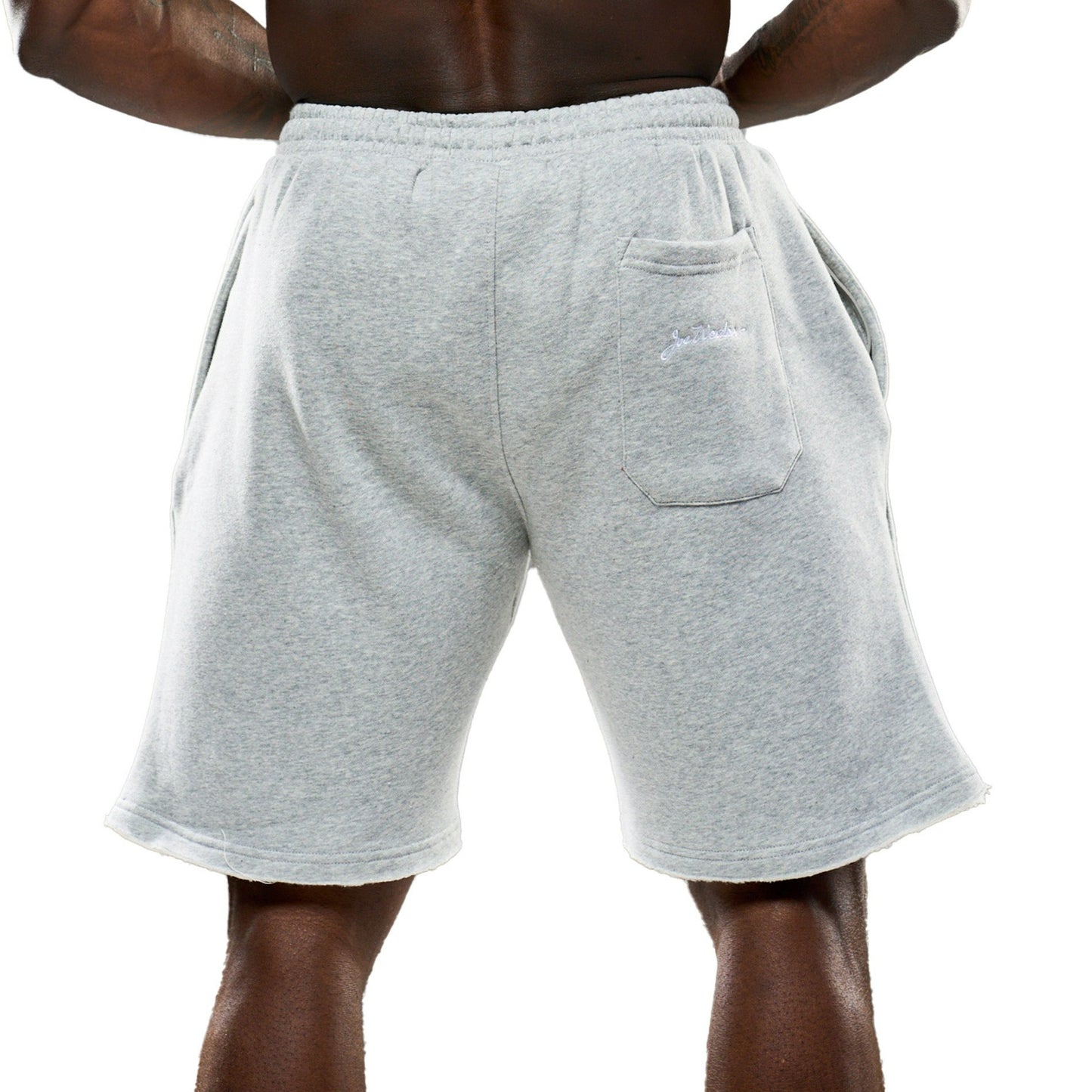Olympia Embossed Shorts Grey