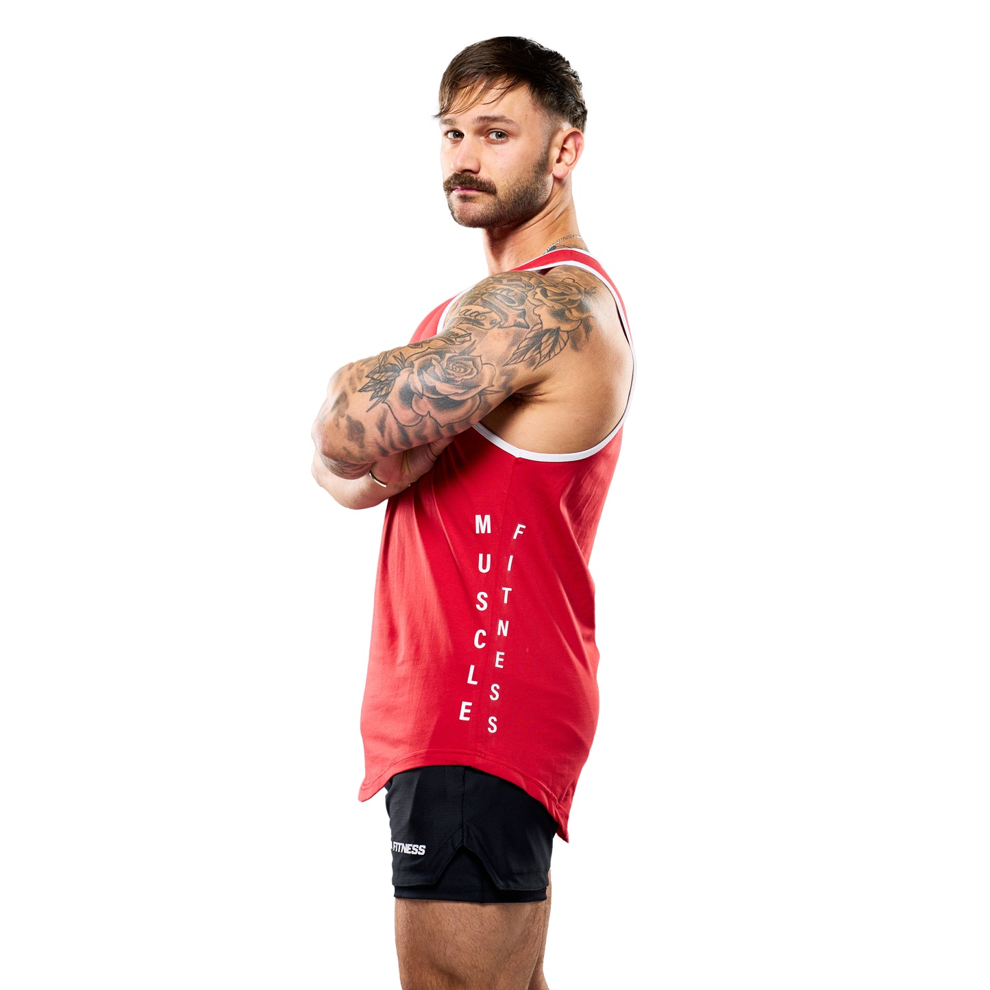 M & F Men's Red Tank Top