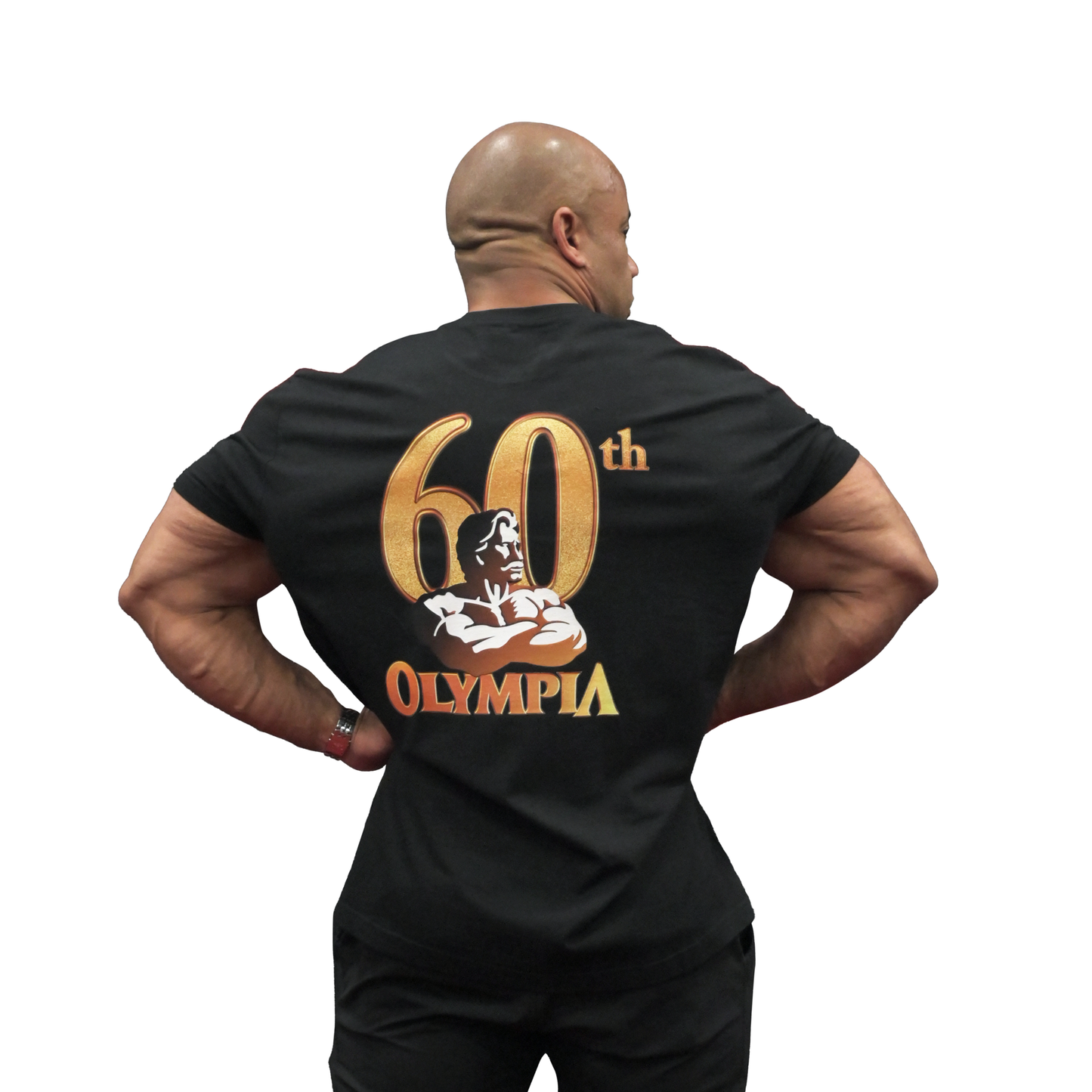 Olympia 60th Basic Activewear Oversized T-shirt-Black