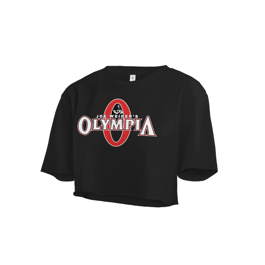 Olympia Event Crop Top Black