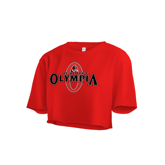 Olympia Event Crop Top Red