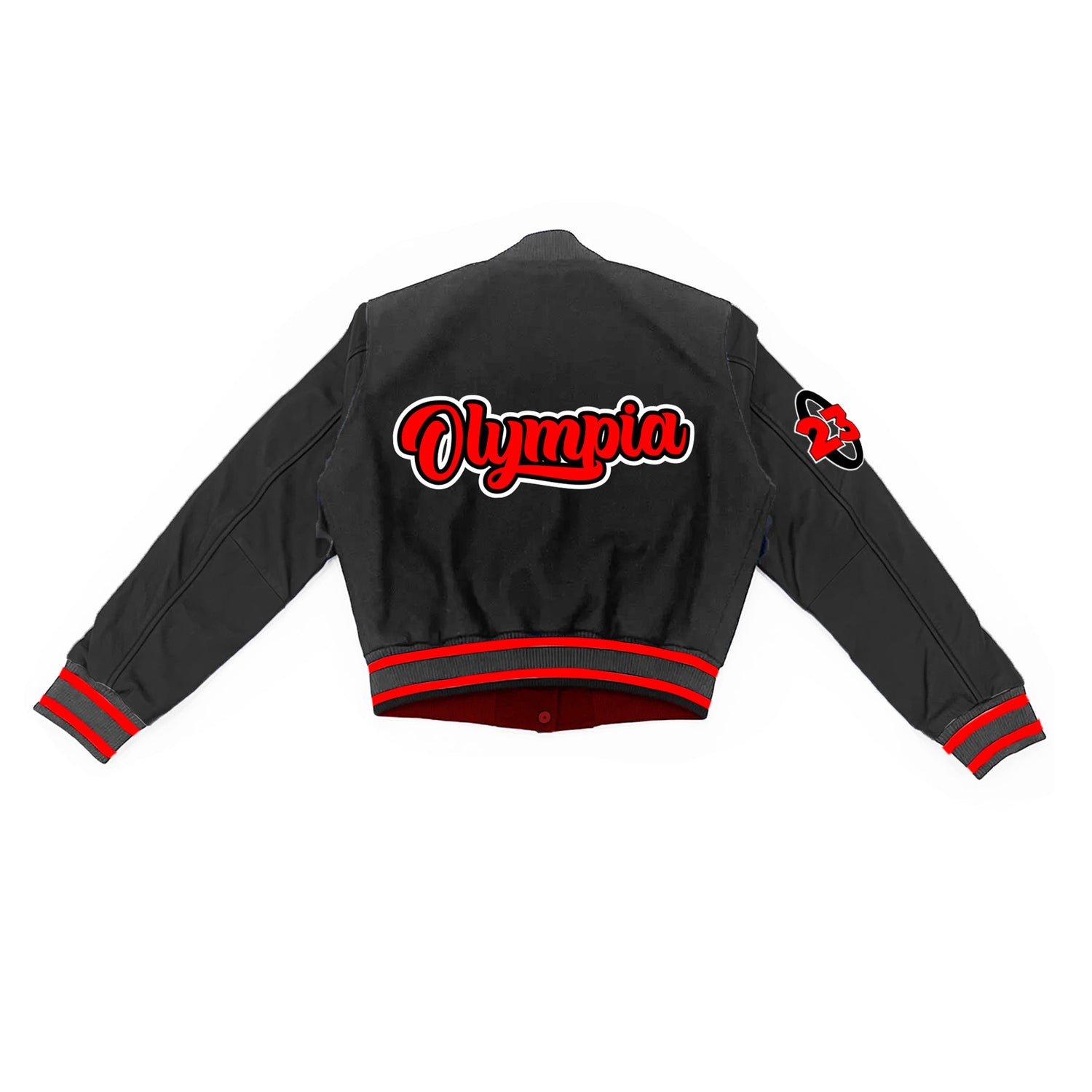 Olympia Varsity Women's Jacket Black – OlympiaGear