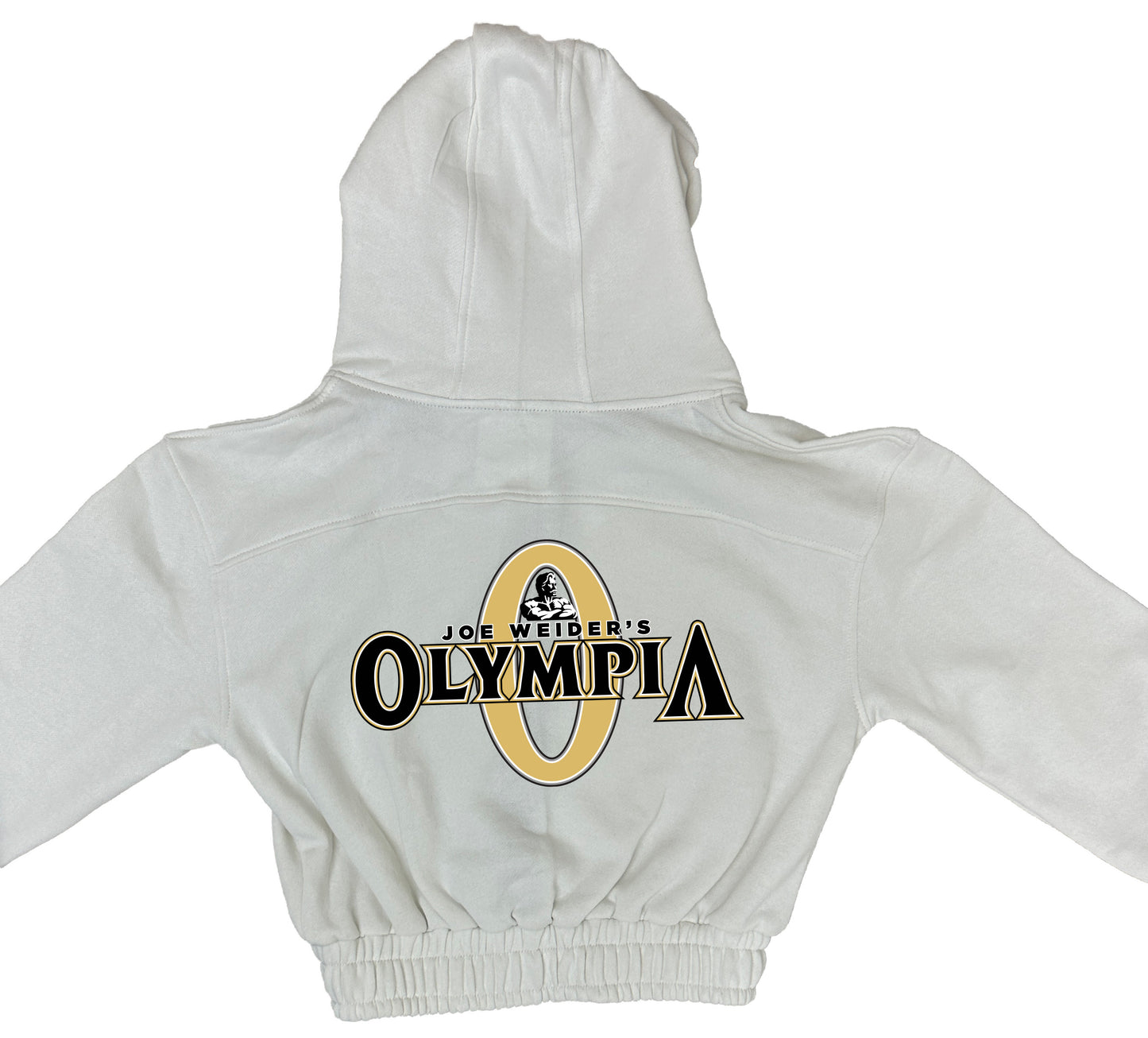 Olympia Women's Crop Full Zip White
