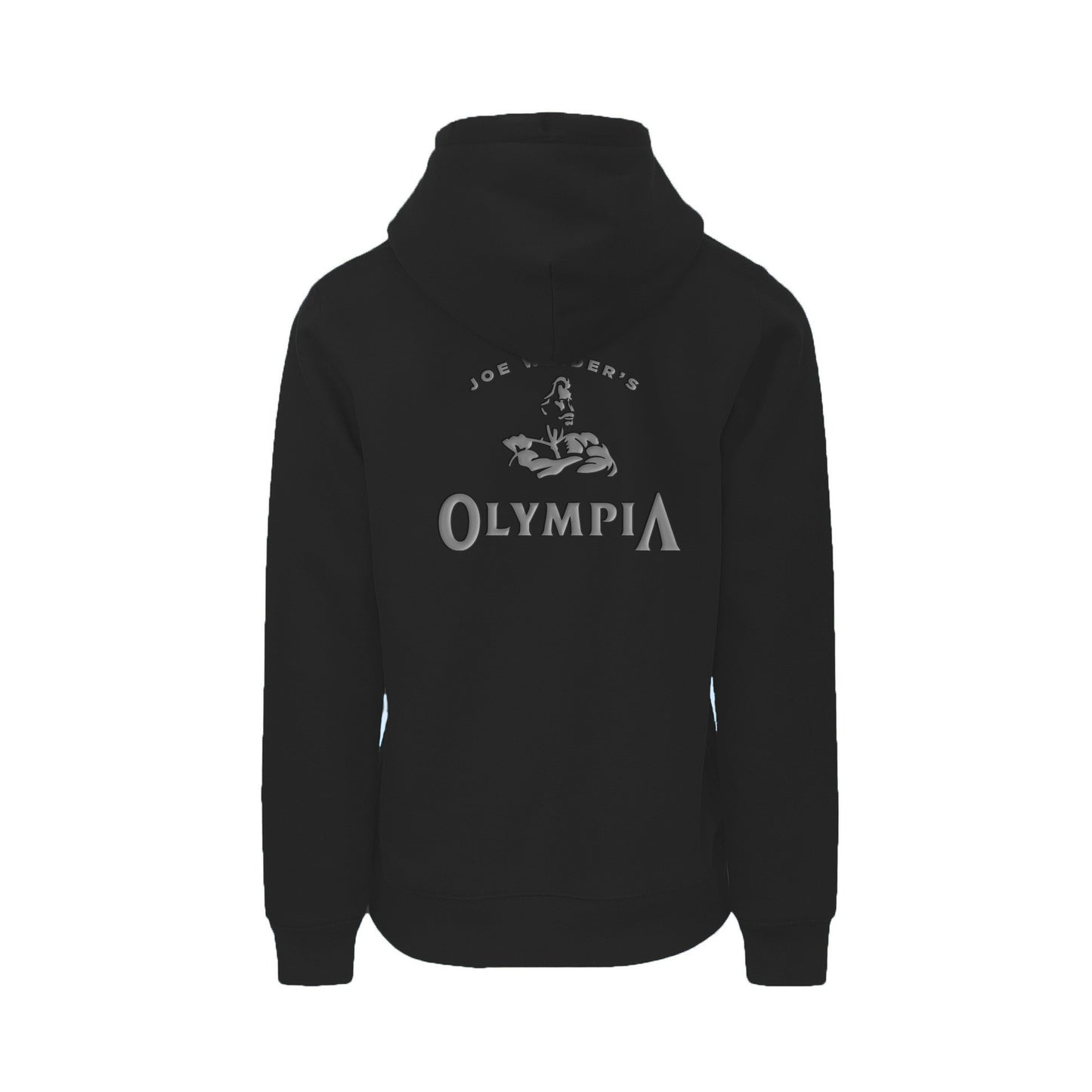 Olympia Full Zip Hoodie Embroidered Black