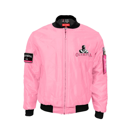 Olympia Men's Bomber Jacket Pink