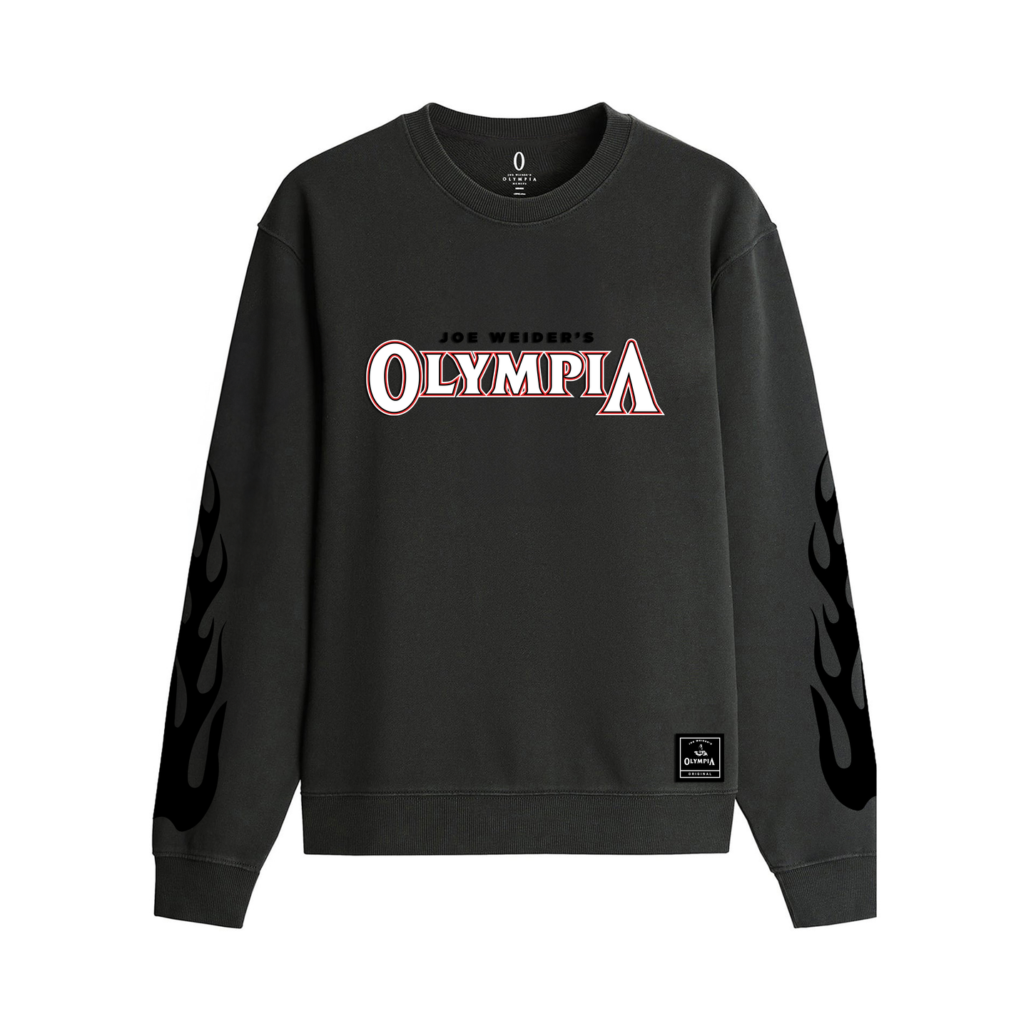 Olympia OS Embroidered Crew w/ Flames
