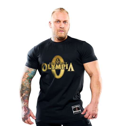 Olympia Gold Foil T-Shirt Black