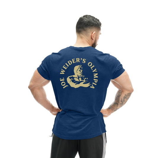 Olympia Joe Weider T-Shirt Navy