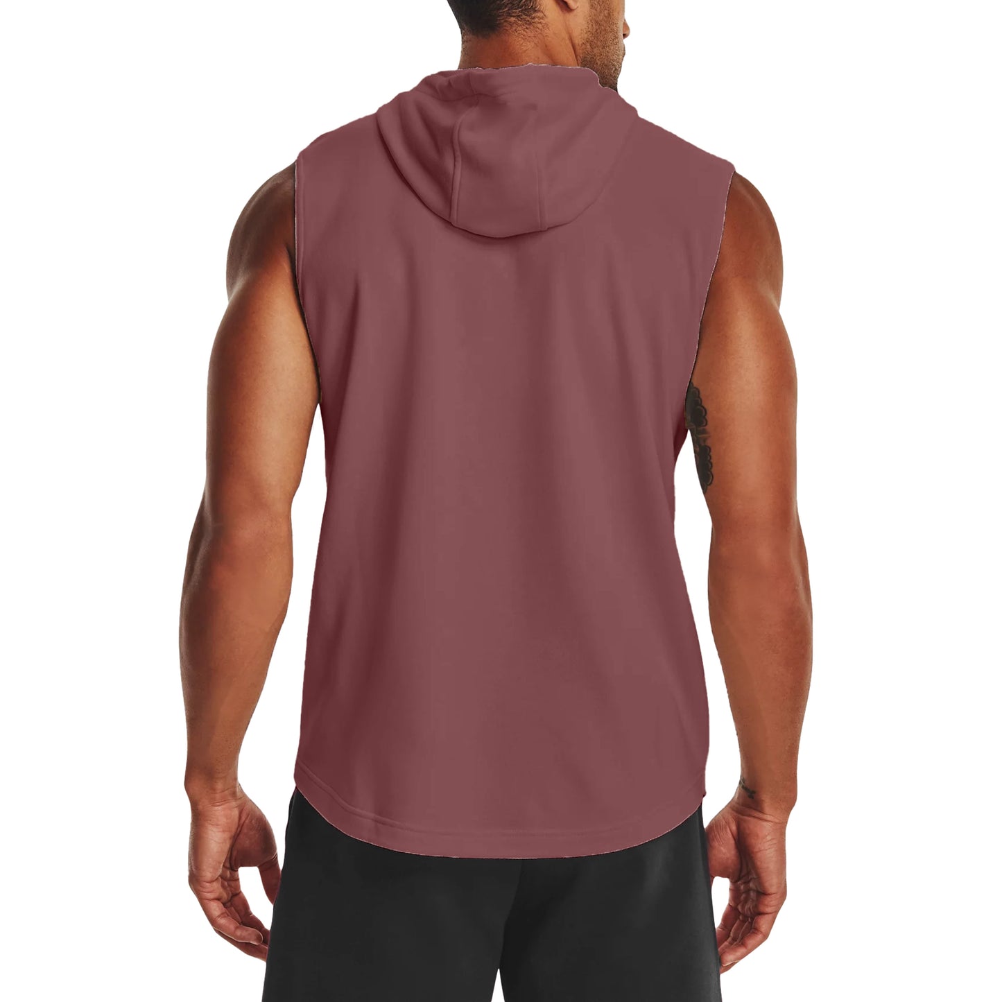 Maroon outlet sleeveless hoodie