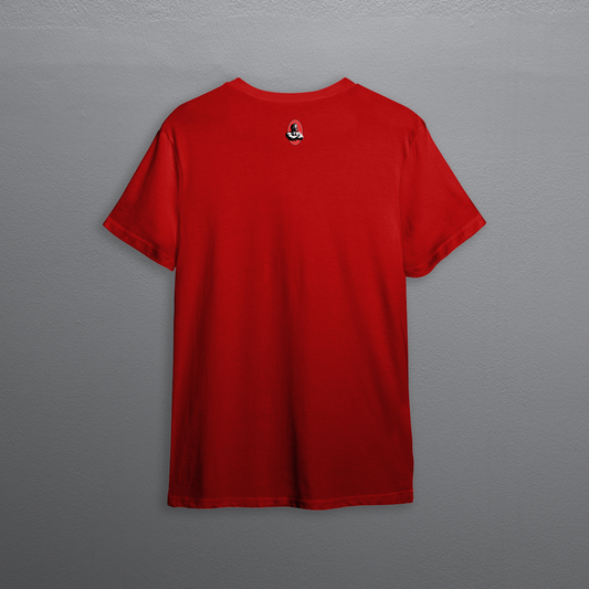 Olympia Classic Basic Activewear Oversized T-shirt -Red