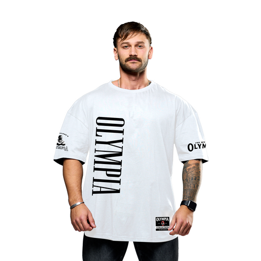 Olympia OS Vertical T-Shirts White