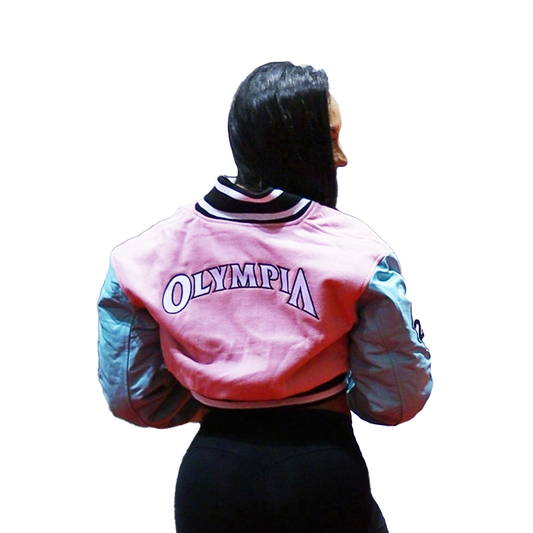 Olympia Varsity Women's Jacket Pink/Blue