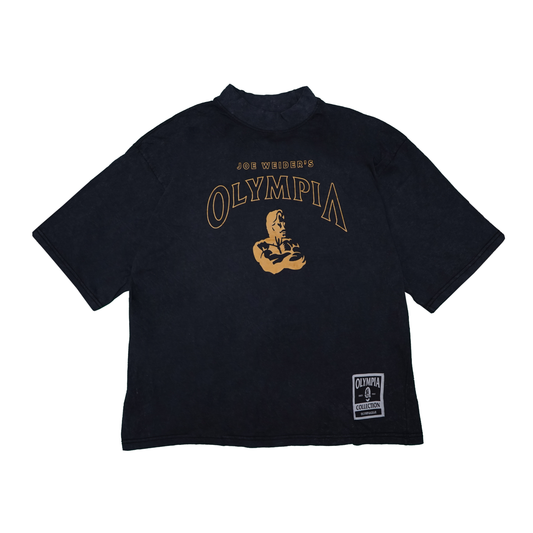 Olympia Lower Back Print OSFA (S-XL) Premium Black T-Shirt
