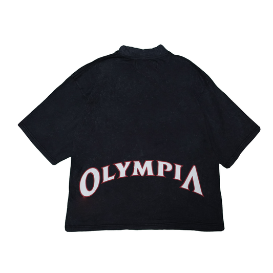 Olympia Lower Back Print OSFA (S-XL) Premium Black T-Shirt