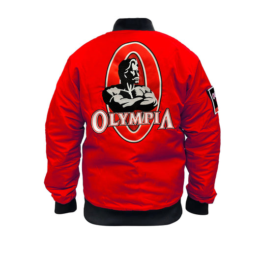 Olympia Men's Bomber Jacket Red