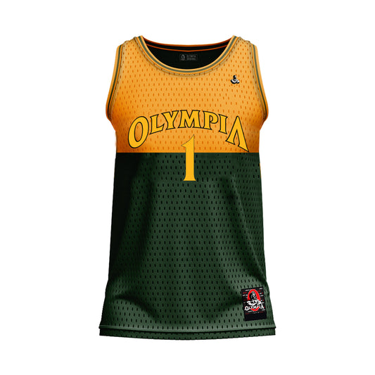 Olympia Basketball Jersey Green/Yellow