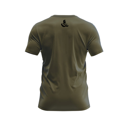 Olympia Green T-Shirt with the Camo Joe Weider