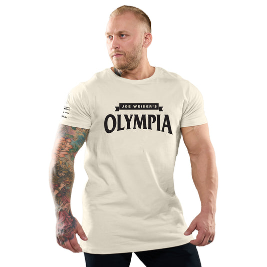 Joe Weider's Olympia T-Shirt Ecru