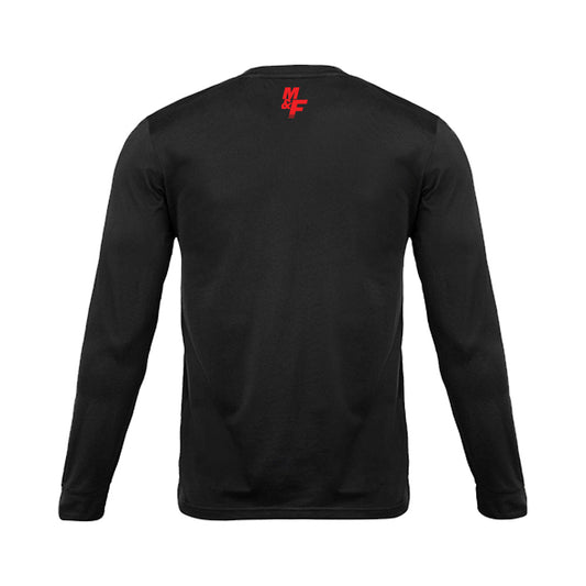 M & F Black Long Sleeve Tee