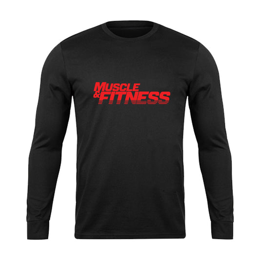 M & F Black Long Sleeve Tee