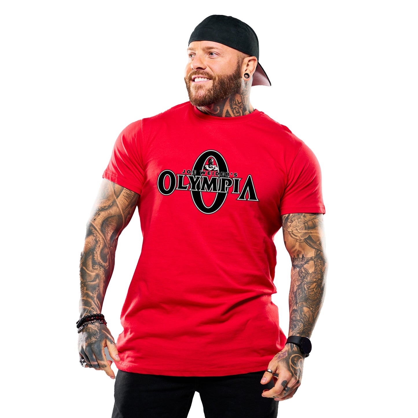 Olympia Classic logo T-Shirt Red