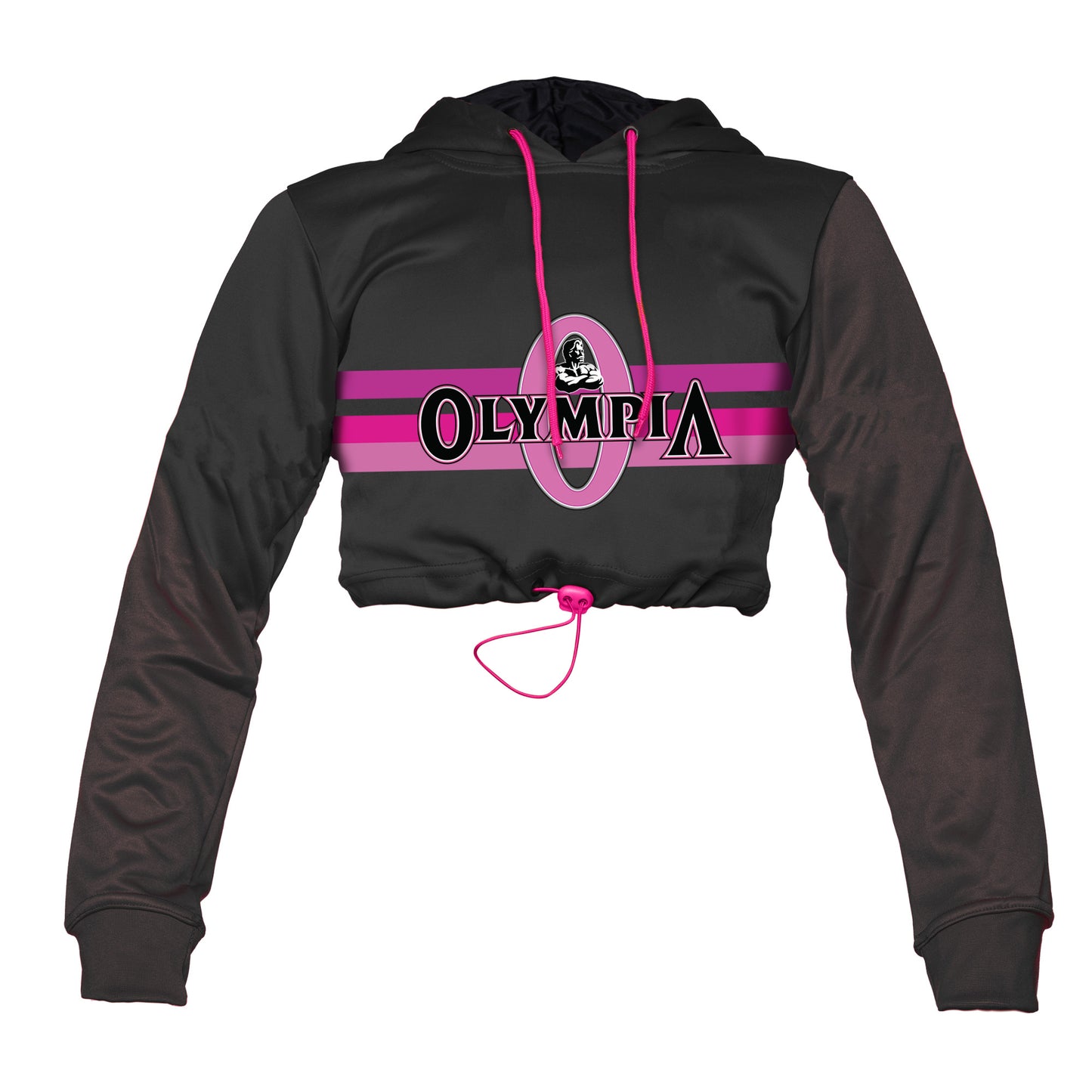 Olympia Women's Pink Drawstring Pullover Hoodie