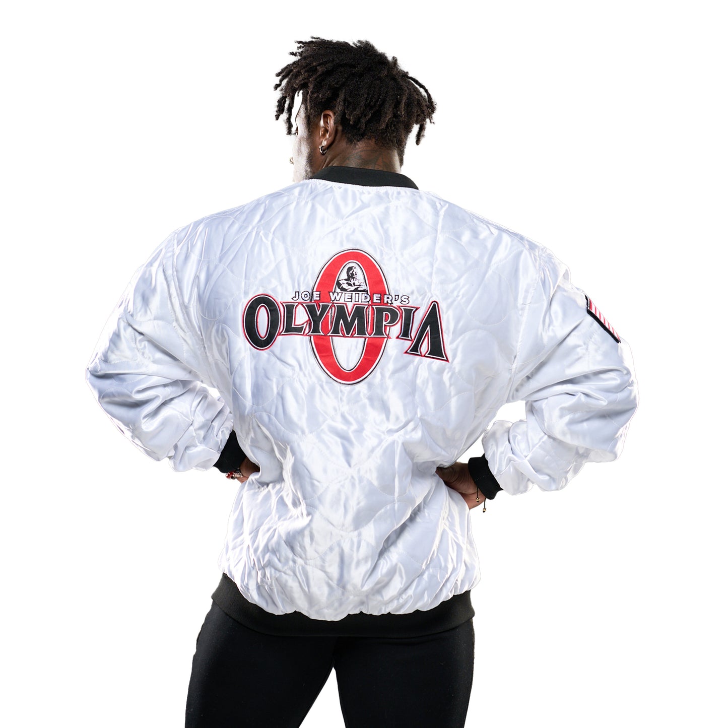 Olympia Bomber Jacket White