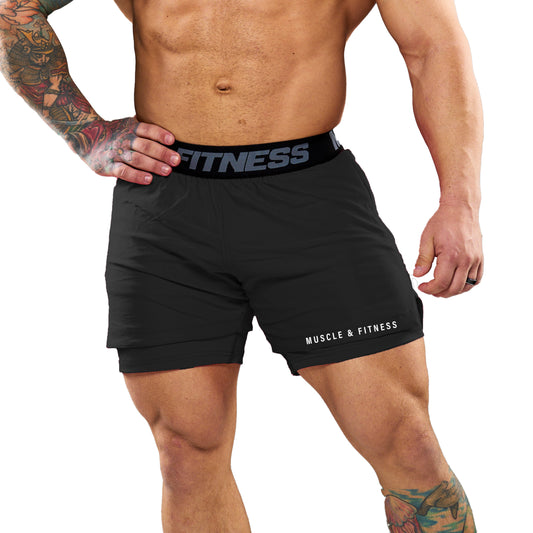 M & F Grey Compression Short