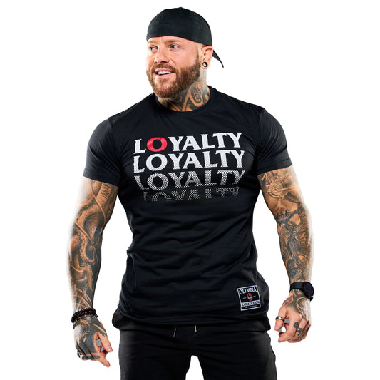 Olympia Black T-Shirt with Loyalty Logo