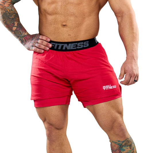 M & F Red Compression Short